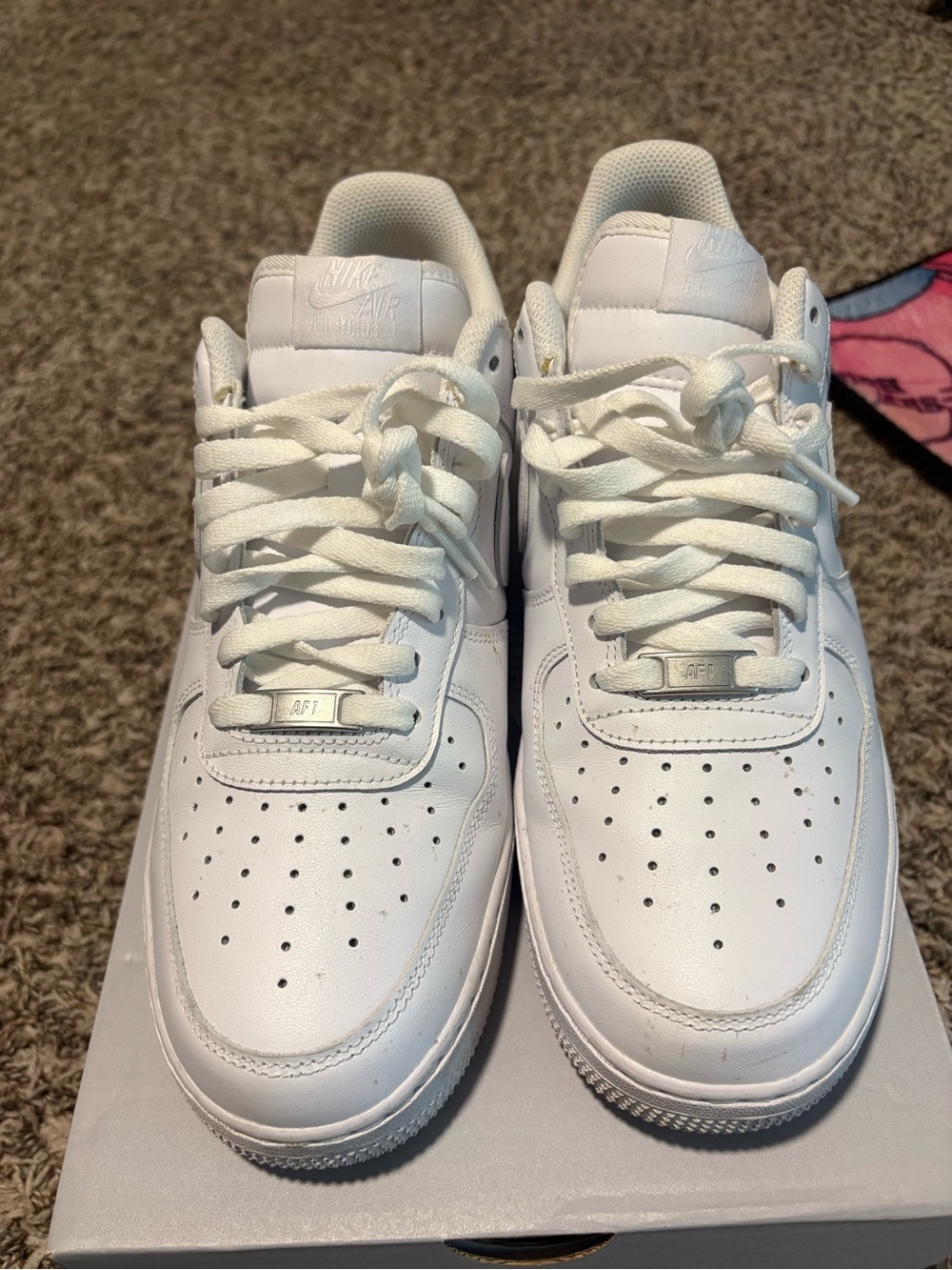 Nike White Men's Low Top Sneakers